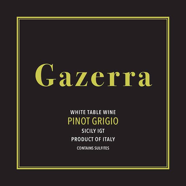 2018 GAZERRA, PINOT GRIGIO