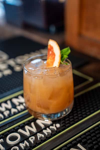 BLUEBERRY BASIL SOUR MOCKTAIL