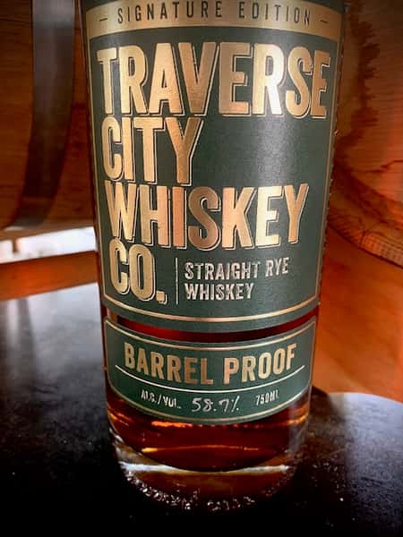 Traverse City Straight Rye Whiskey "Barrel Proof"