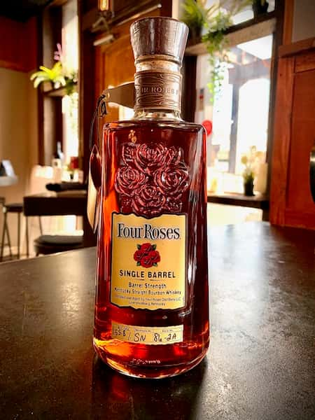 Four Roses Single Barrel Barrel Strength Obso Whiskey Pôr Wine 