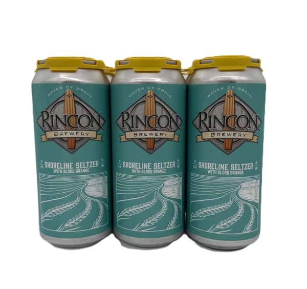 6-Pack Shoreline Seltzer Blood Orange-16oz