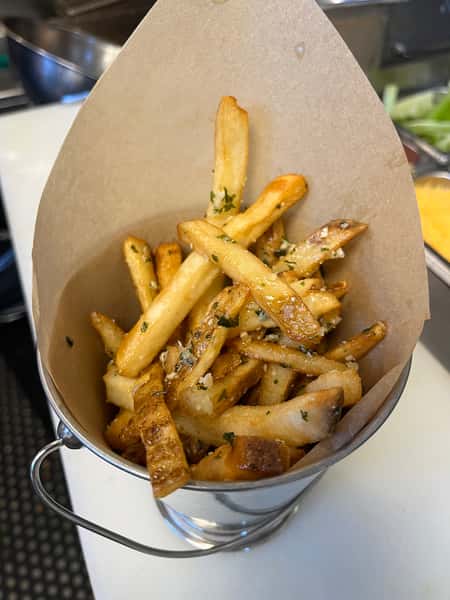 Bucket Parmesan Garlic Fries
