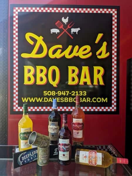 drinks at bbq bar
