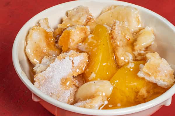 peach cobbler