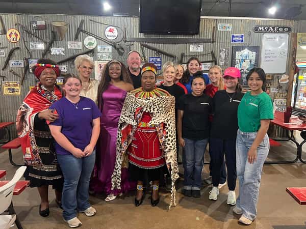 African women present for event at restaurant