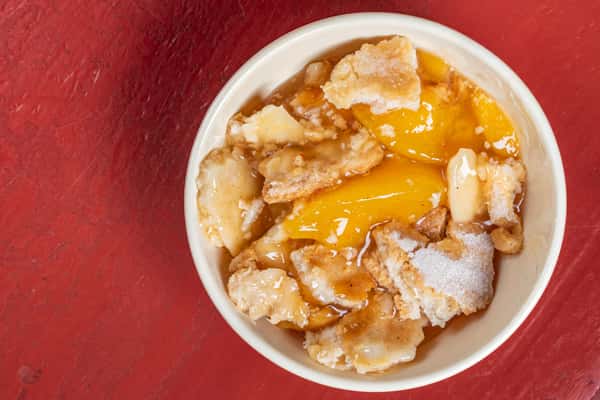 peach cobbler
