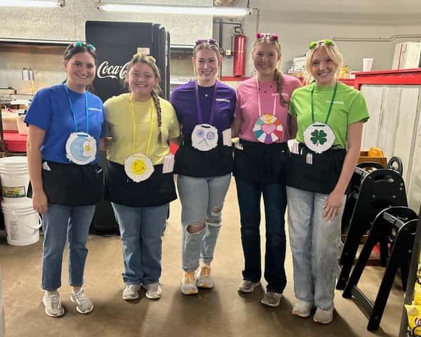 Waitresses for event at restaurant