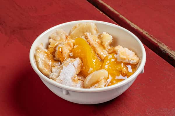 peach cobbler
