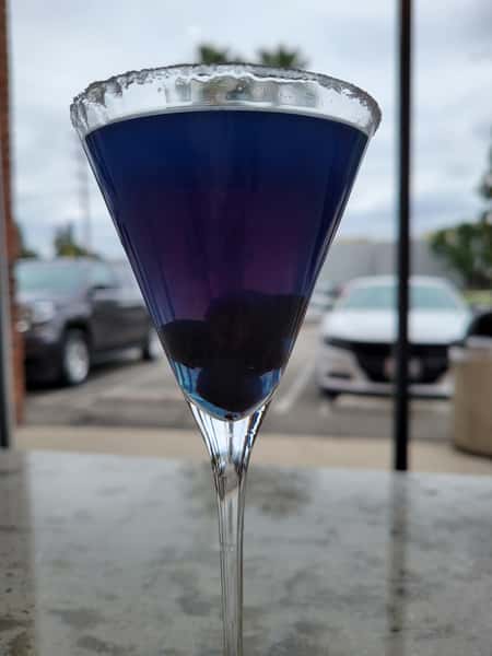 mini blueberry martini