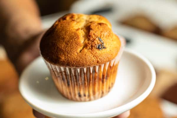 Brown Butter Blueberry Muffin