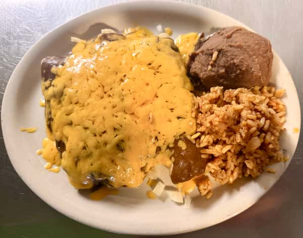CHEESE AND ONION ENCHILADAS