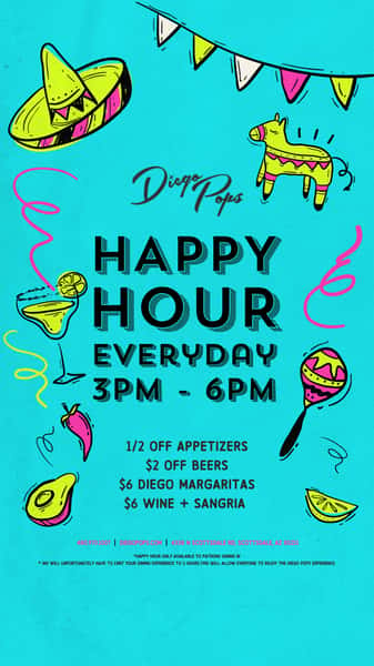 Private Events - Diego Pops - Modern Mexican Restaurant in Old Town