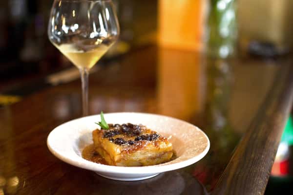 Wine and salmon
