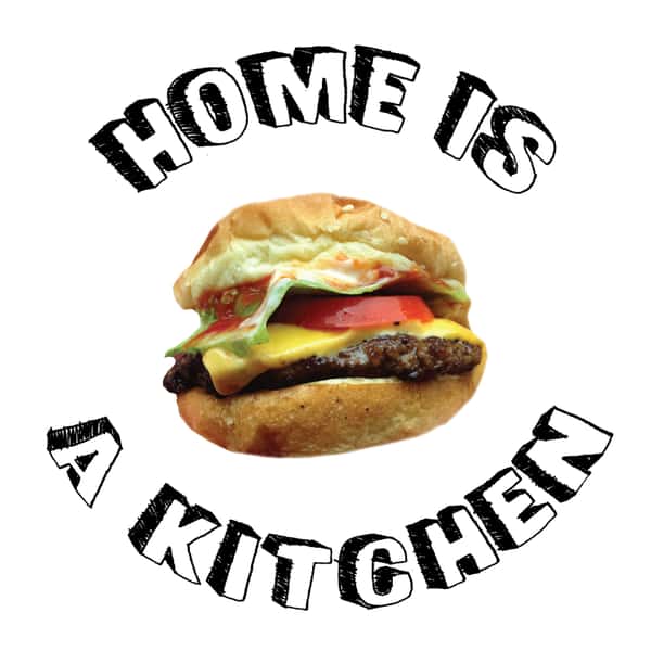home is a kitchen logo