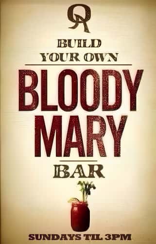 Bloody mary bar