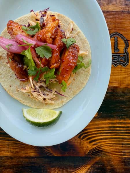 Crispy BBQ Chicken Taco