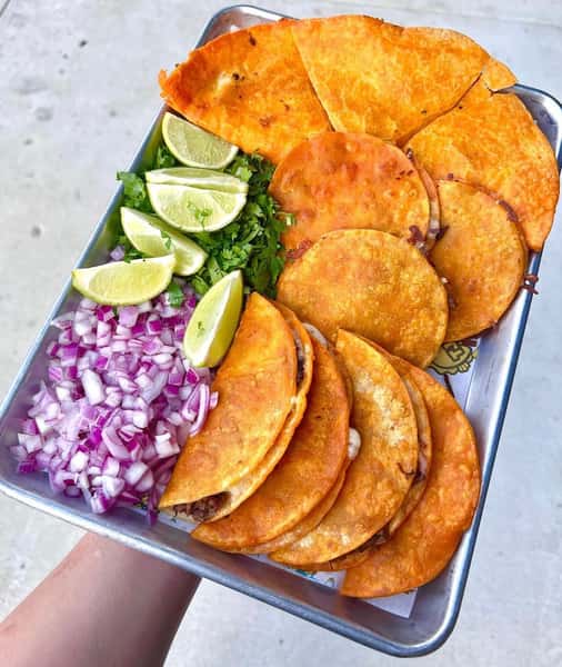 tray of tacos