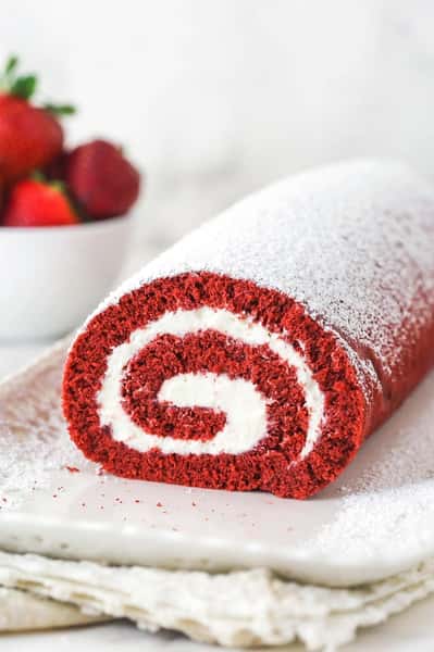 Red Velvet Cake Roll