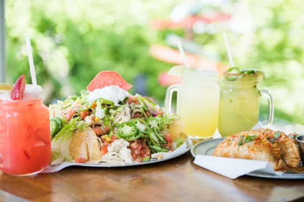 nachos and margaritas