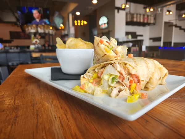 Blackened Chicken Caesar Wrap