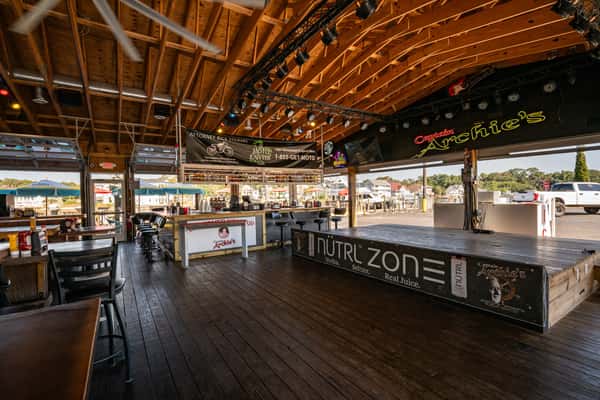 Live music outdoor stage pavilion in Myrtle Beach