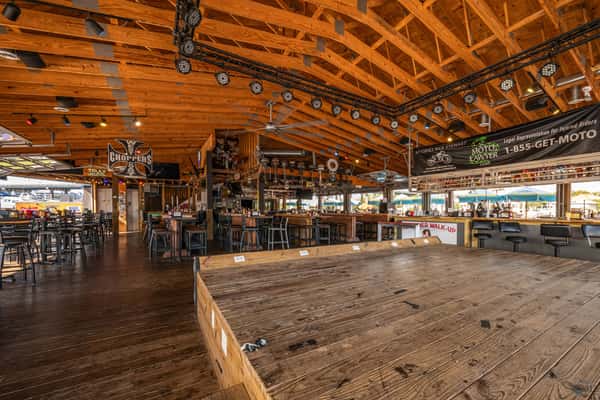 Live music band stage at Captain Archie's Myrtle Beach
