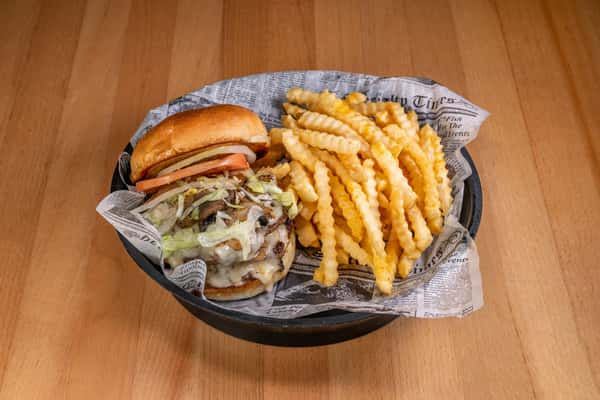 Mushroom Swiss Burger