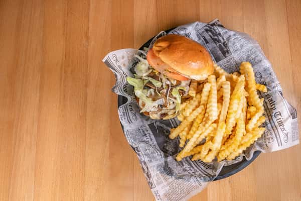 Mushroom Swiss Burger