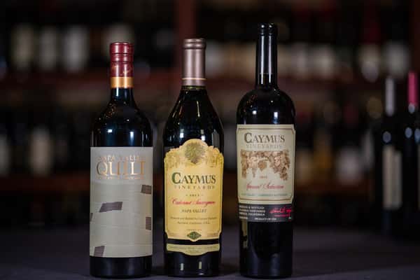 caymus wine bottles