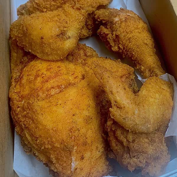 Fresh Cut and Fried Chicken (Half) Carry Out Only!