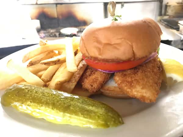 Fried Yellow Perch Sandwich Papa's Lunch Papa Joe's