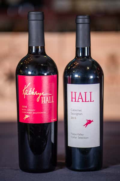 hall wine bottles