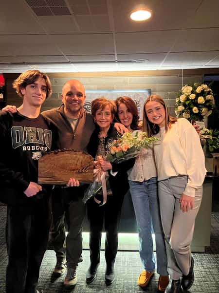 family photos with award
