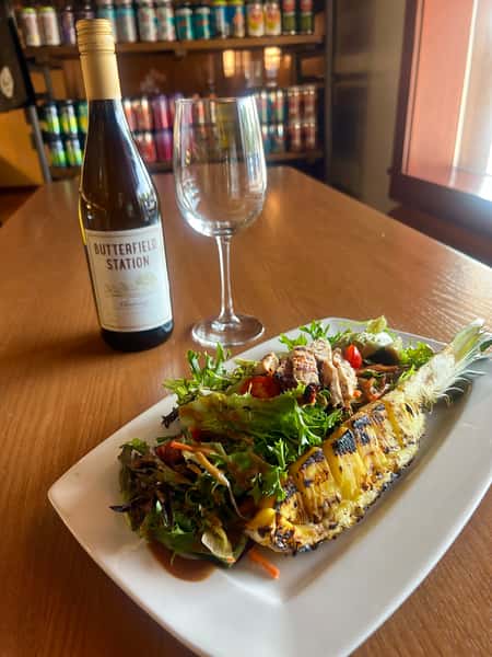Grilled Pineapple and Chicken Salad