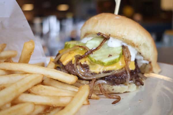 Double Smash 'Au Cheval' Burger