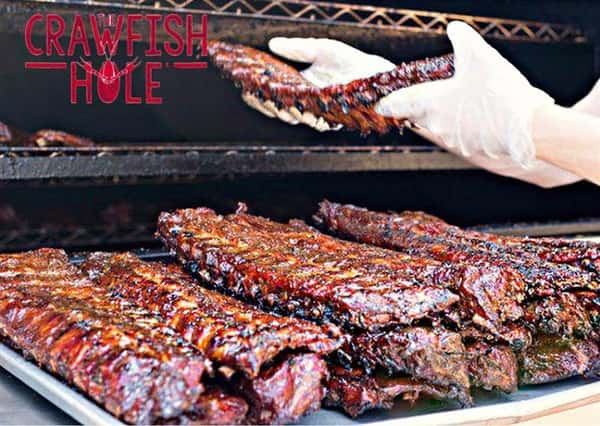 bbq ribs on the grill