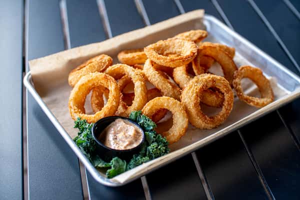 Hand-Dipped Onion Rings
