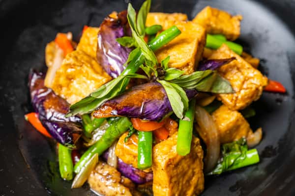 Tofu eggplant