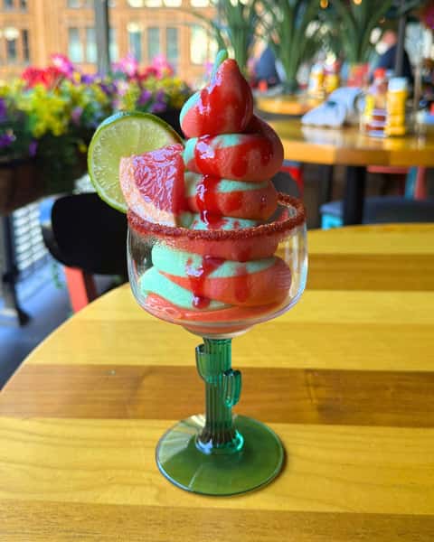 Blood Orange Lime Swirl Creamarita