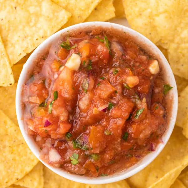Chips and Homemade Salsa