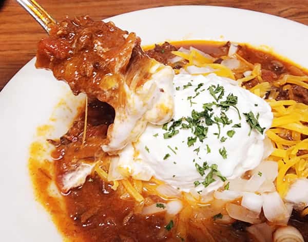 Trackers Chili W/ Beans (Bowl)