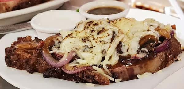 Black And Blue Rib Eye Steak MKT