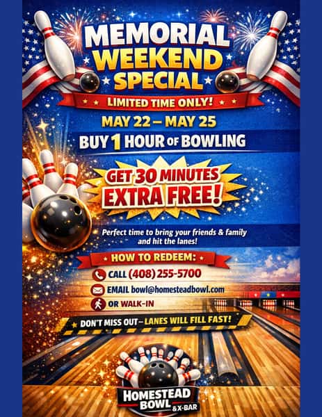 Memorial Weekend Special
