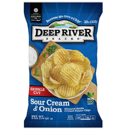 5.5oz Deep River Sour Cream & Onion (made with avocado oil)
