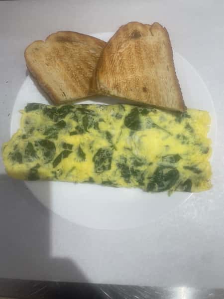 Spinah and Feta Omelet
