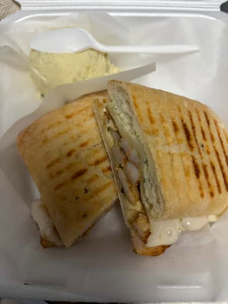 Shrimp & Pesto Panini