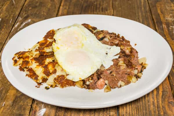 Corned Beef Hash & Eggs