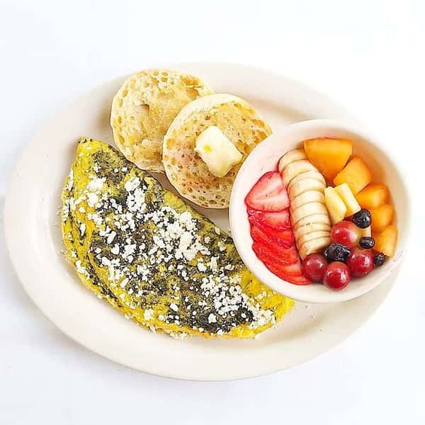 Spinach & Feta Omelet