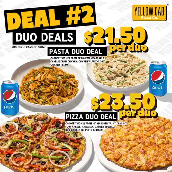 Deal #2 Duo Deal Pizza