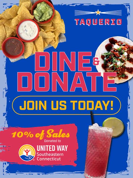 🌮 Tacos taste even better when they give back
Stop by TODAY, and enjoy lunch, dinner, drinks, or whatever you’re craving. 10% of all sales will benefit United Way of Southeastern Connecticut! 💙
Grab your crew and join us for a meal that does a little good, too!
@unitedwaysect
#Taquerio #MysticCT #Community #UnitedWay #CTEats